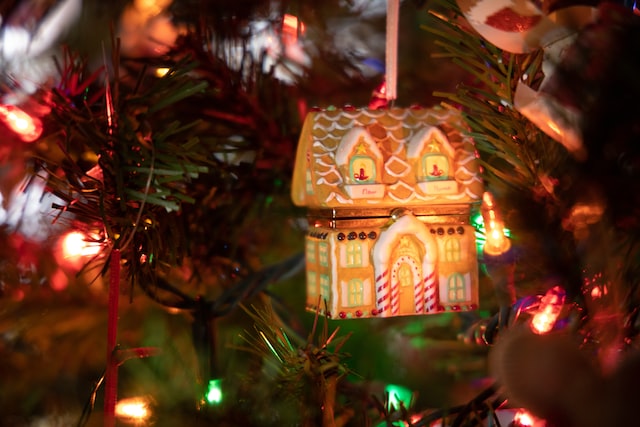 house christmas ornament