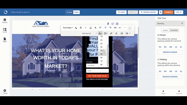 Real Estate Landing Pages