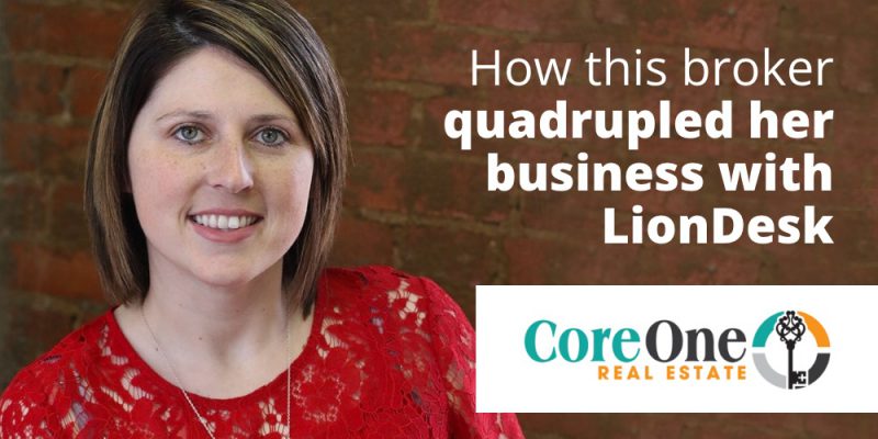 Article - How Amber Boyd at Core One Real Estate quadrupled her business with LionDesk