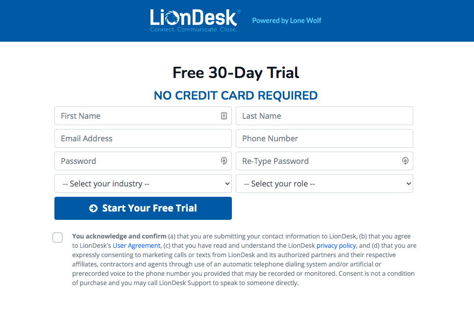 Liondesk free trial
